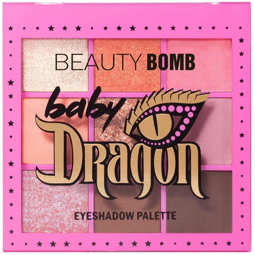 Палетка теней Beauty Bomb Baby Dragon сказка про доброго дракона
