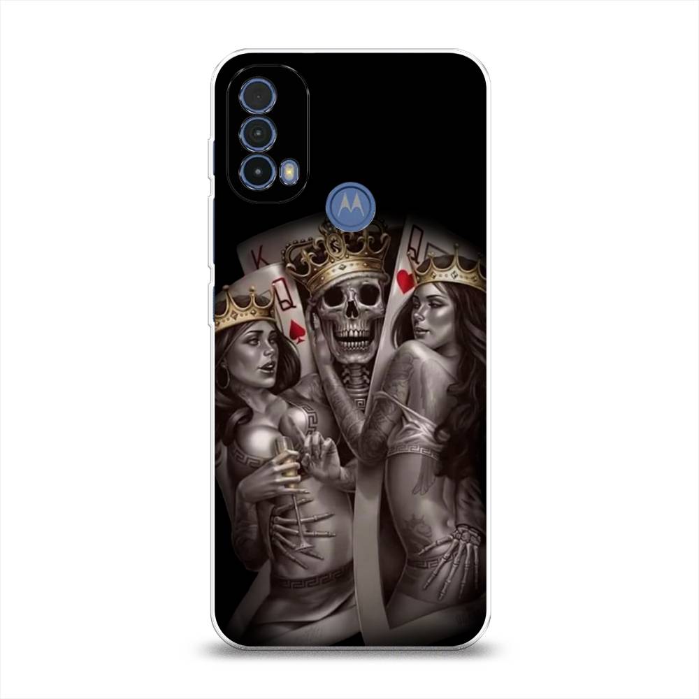

Чехол на Lenovo K14 Plus "Карты король и королевы", Серый;желтый, 243550-6