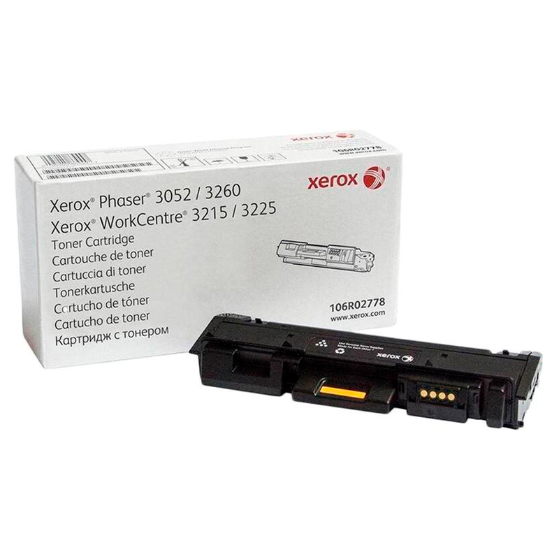 

Картридж для лазерного принтера Xerox (106R02778) черный, оригинальный