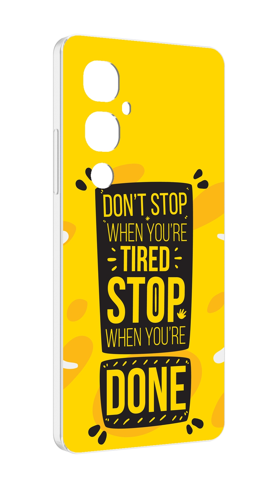 

Чехол MyPads yellow-done для Tecno Pova 4 Pro, Прозрачный, Tocco