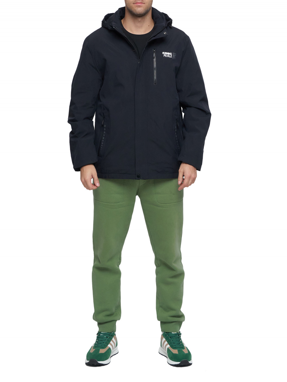 

Спортивная куртка мужская NoBrand AD88676 синяя 66 RU, Синий, AD88676