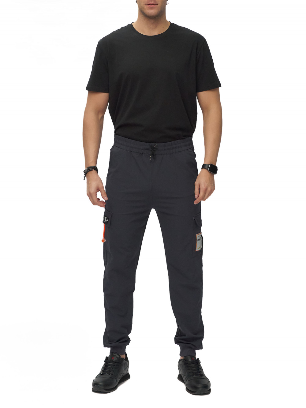 

Брюки мужские NoBrand AD3075 синие 54 RU, Синий, AD3075