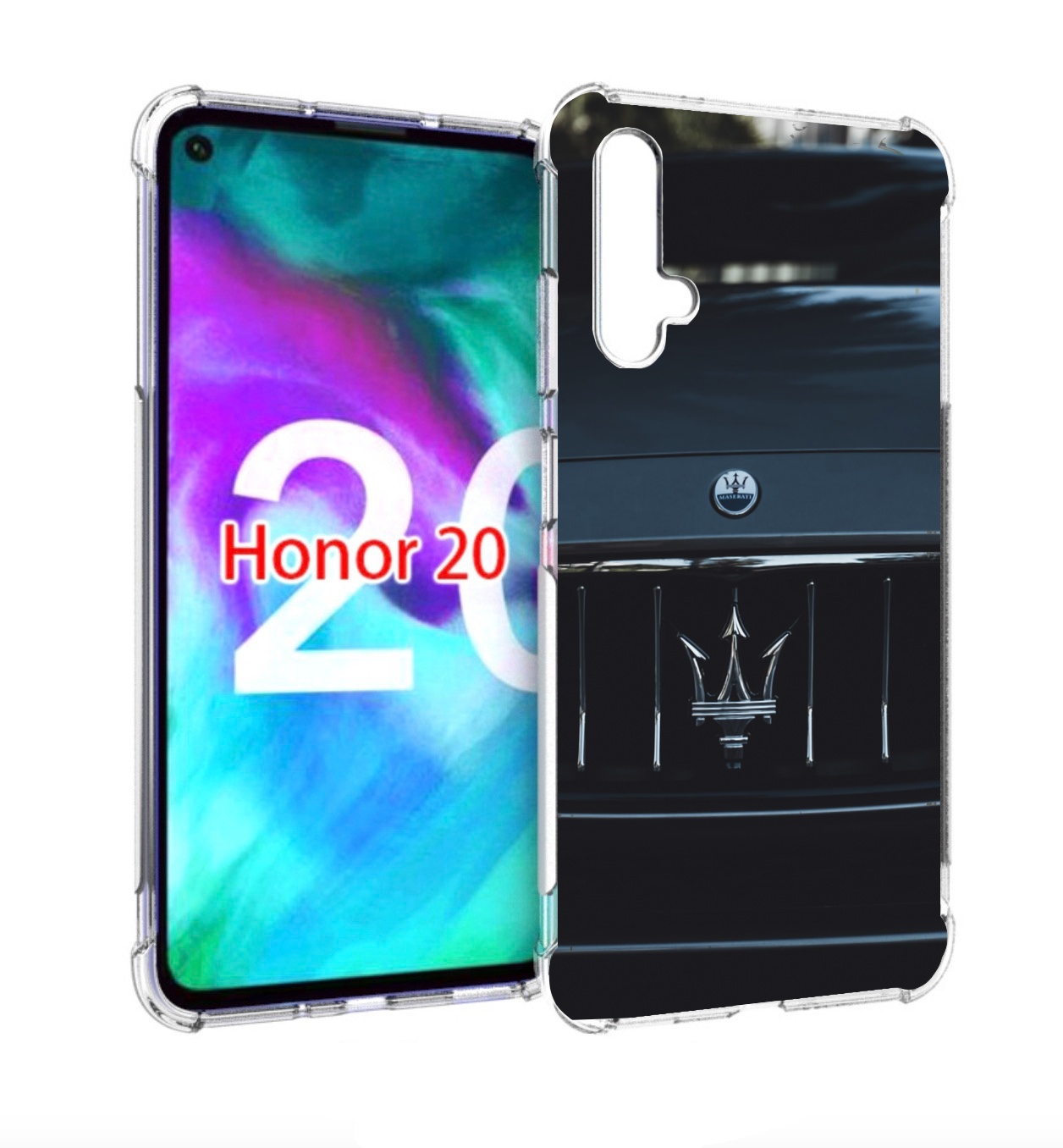 

Чехол бампер MyPads мазерати maserati 2 для Honor 20 Honor, Прозрачный, Tocco
