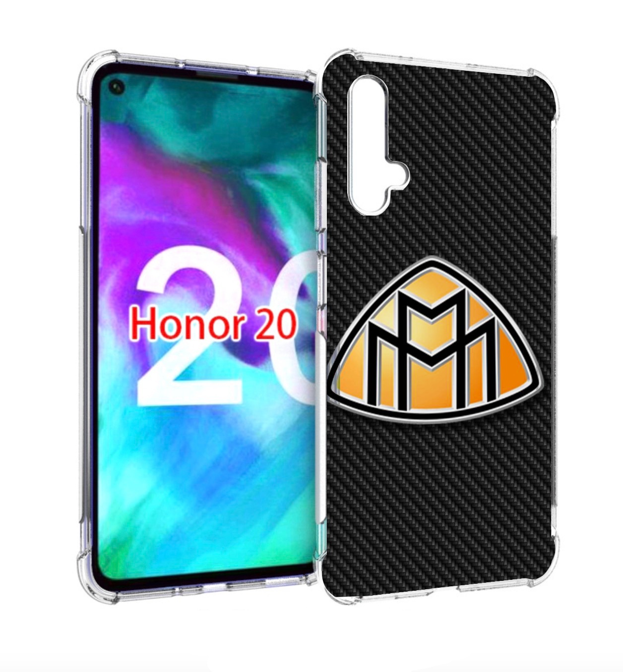 

Чехол бампер MyPads маибах maybach для Honor 20, Прозрачный, Tocco