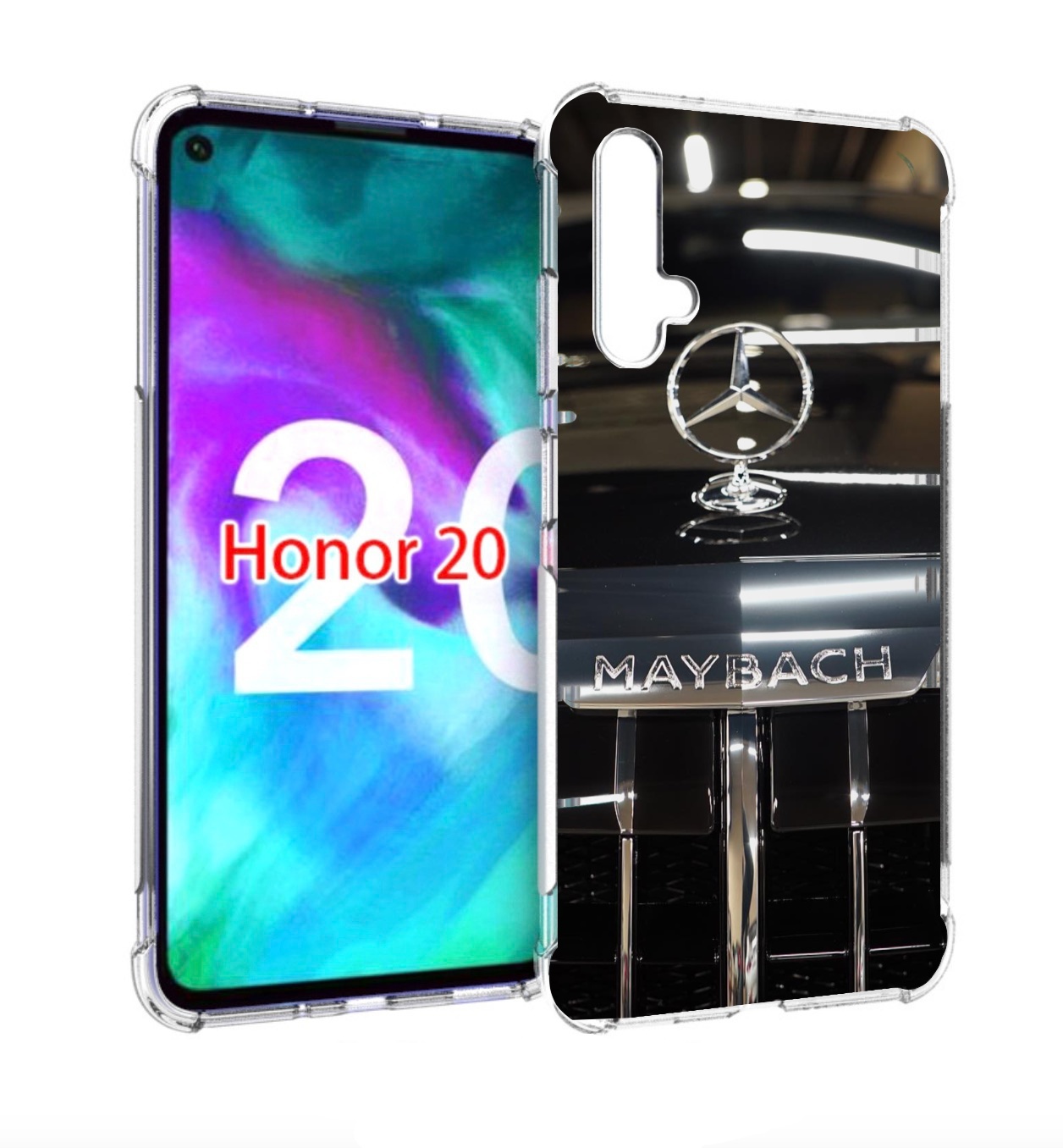 

Чехол бампер MyPads маибах-maybach-2 для Honor 20, Прозрачный, Tocco