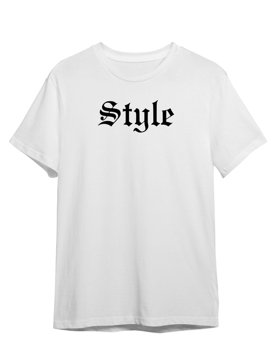 

Футболка унисекс Каждому Своё Style/Стиль/Готика STGO8N белая L, Белый, "Style/Стиль/Готика" STGO8N