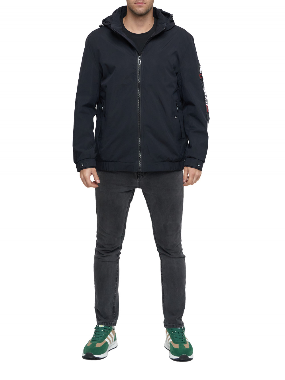 

Спортивная куртка мужская NoBrand AD88657 синяя 66 RU, Синий, AD88657