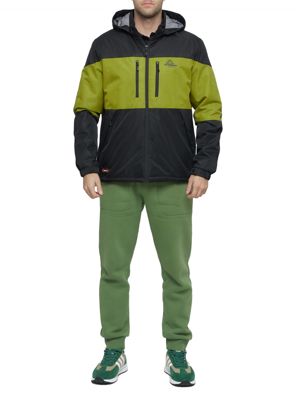 

Спортивная куртка мужская NoBrand AD8808 черная 50 RU, Черный, AD8808
