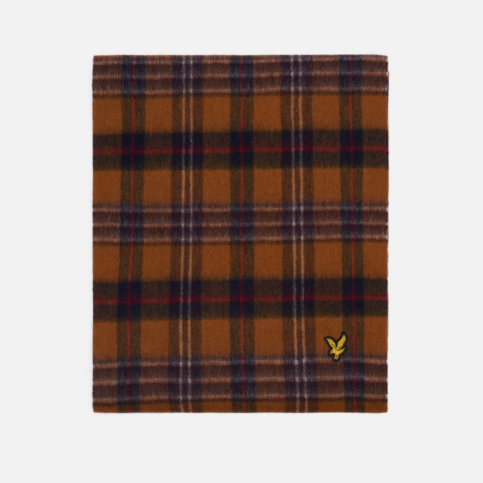 

Шарф мужской Lyle&Scott Tartan Lambswool Scarf SV1300A-W119 коричневый 173х32 см, Tartan Lambswool Scarf
