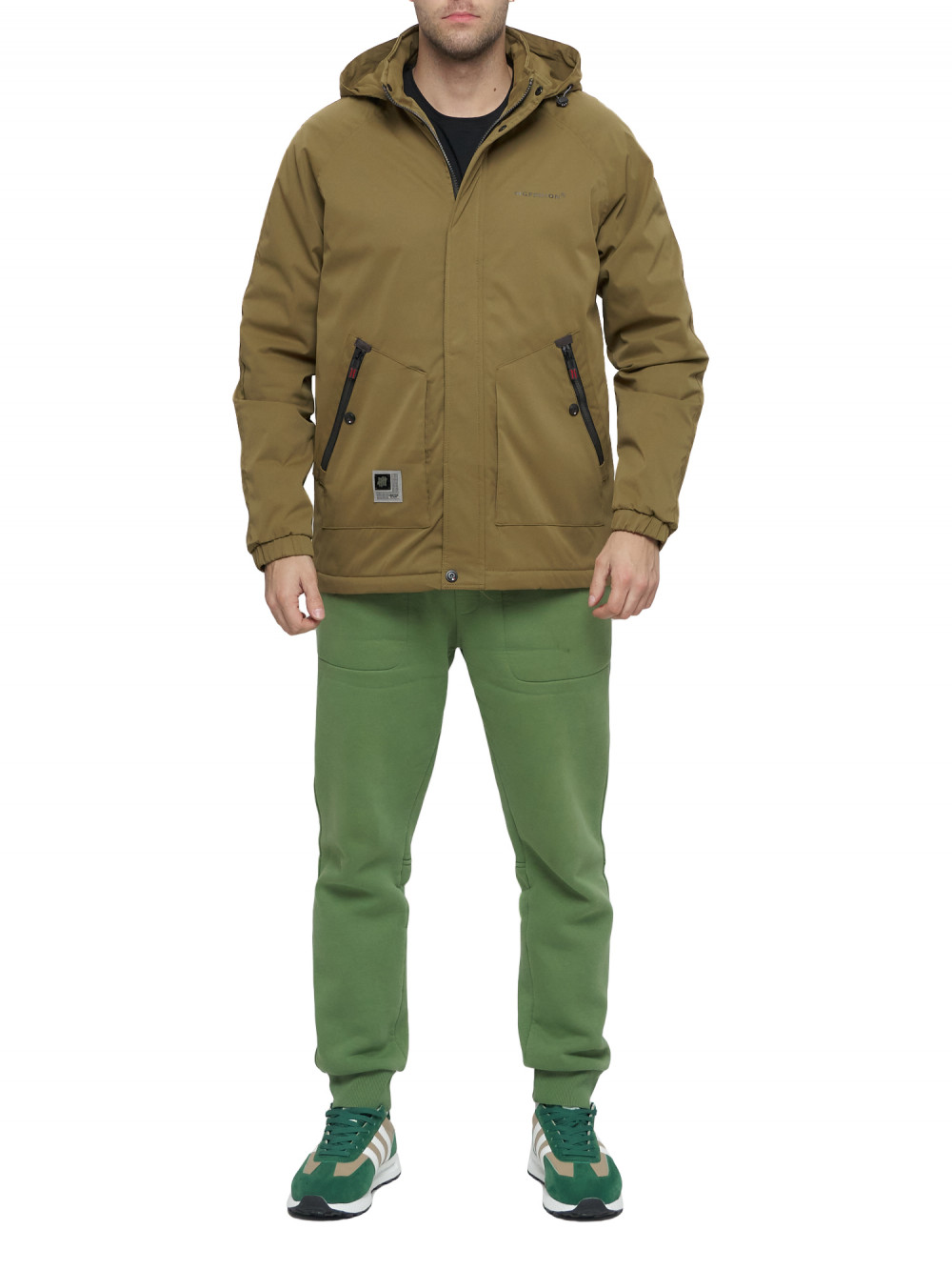 

Спортивная куртка мужская NoBrand AD8598 бежевая 48 RU, Бежевый, AD8598