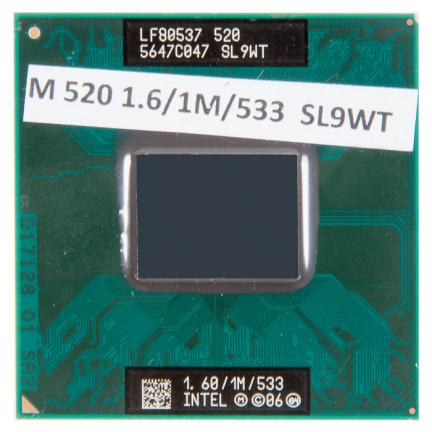 фото Процессор socket m intel celeron m 520 1600mhz (merom, 1024kb l2 cache, 533 mhz, sl9wt) rb