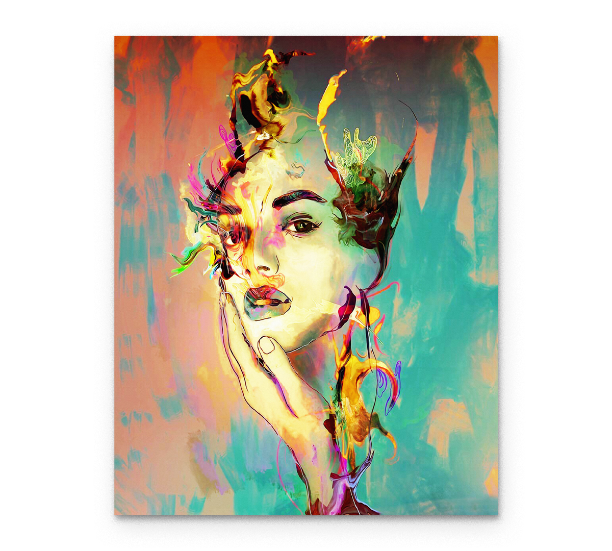 

Картина интерьерная на холсте Poly Print Art Чувственность 60х50 см.