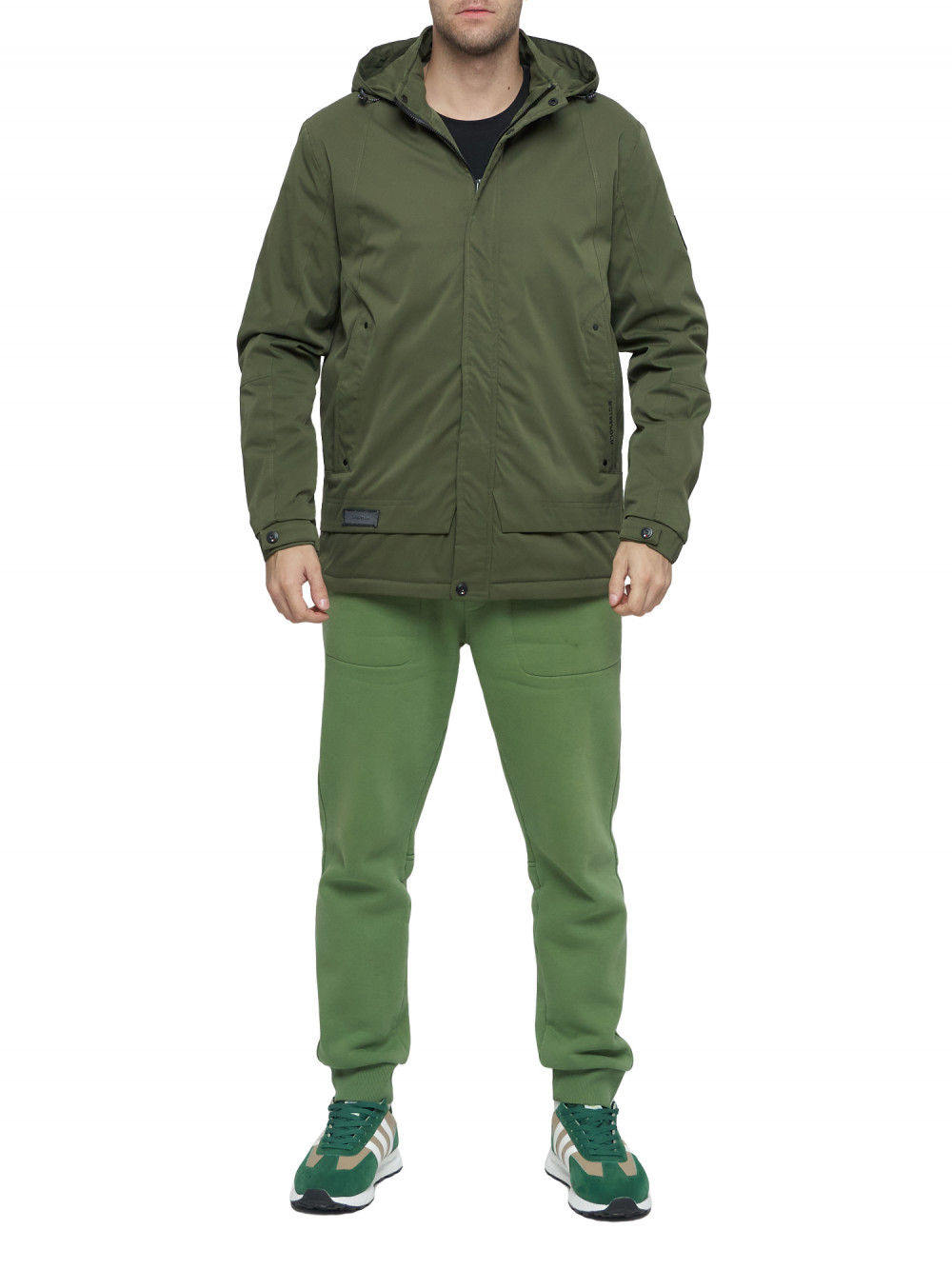 

Спортивная куртка мужская NoBrand AD8599 хаки 54 RU, AD8599