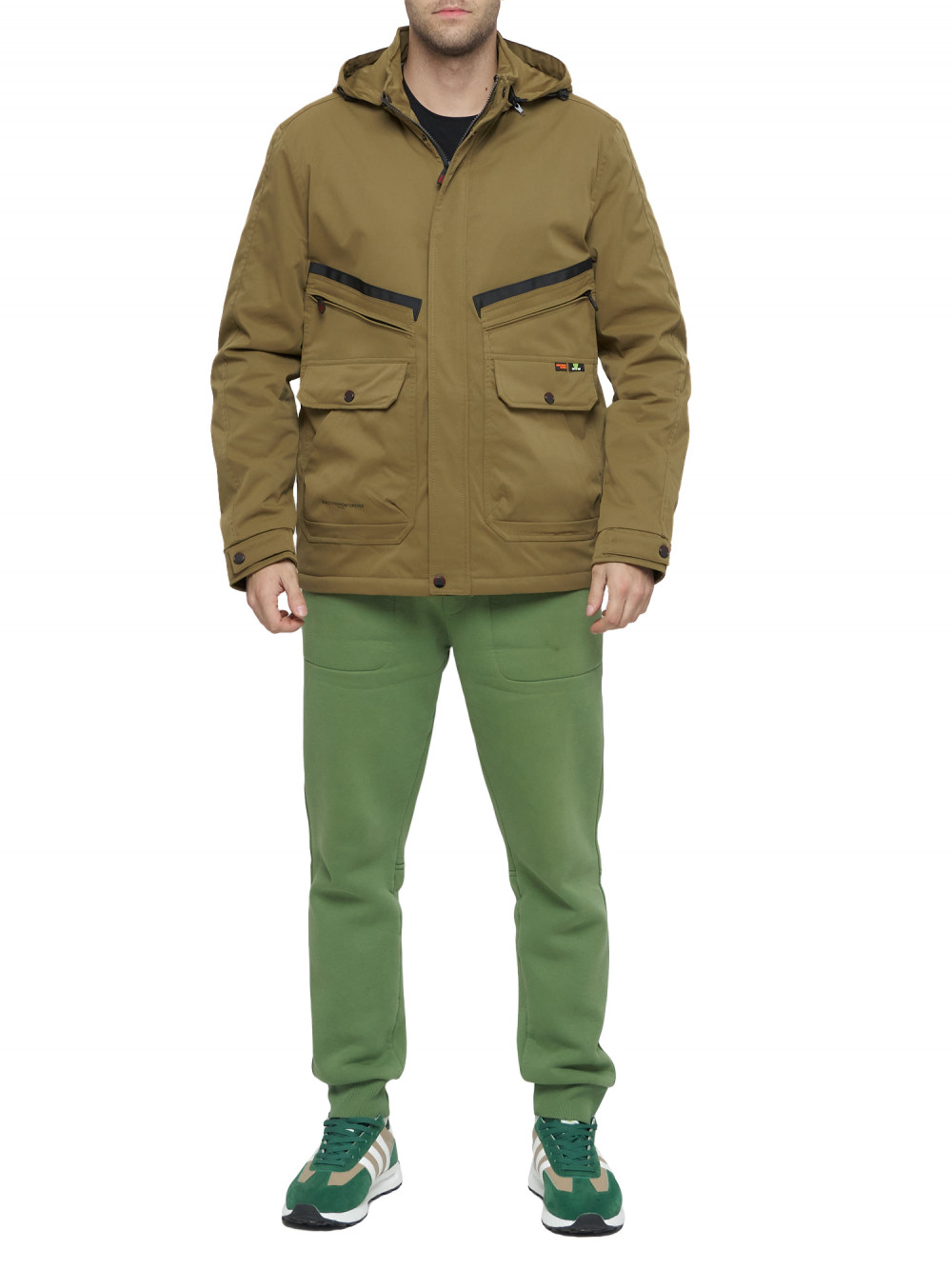 

Спортивная куртка мужская NoBrand AD8596 бежевая 54 RU, Бежевый, AD8596