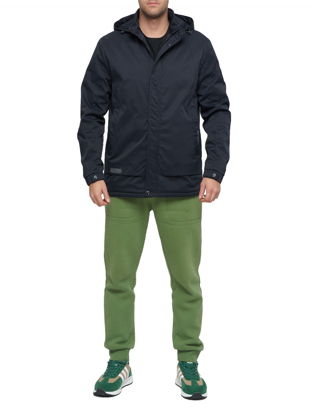 

Спортивная куртка мужская NoBrand AD8599 синяя 56 RU, Синий, AD8599