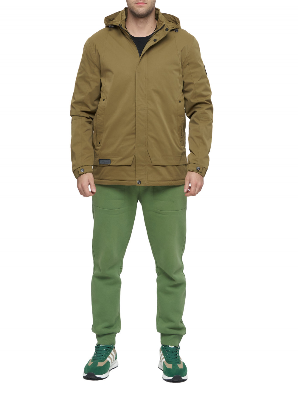 

Спортивная куртка мужская NoBrand AD8599 бежевая 54 RU, Бежевый, AD8599