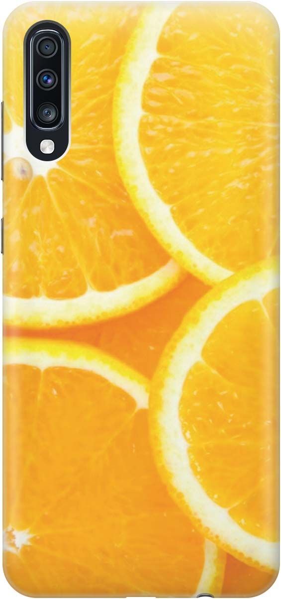 

Силиконовый чехол на Samsung Galaxy A70/A70s с принтом "Апельсины", Оранжевый, 389