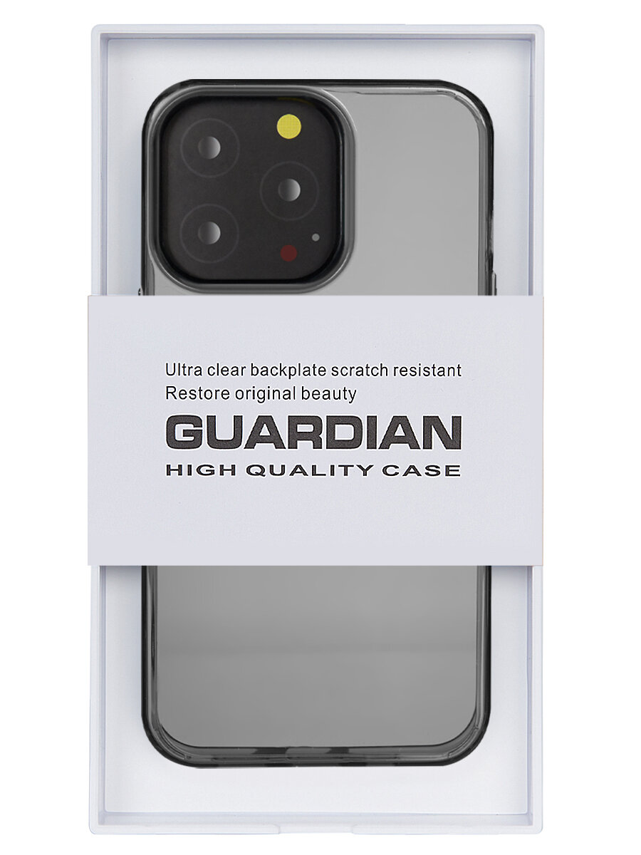 

Чехол для iPhone 14 Pro Max Guardian High Quality - Чёрный, Черный, Apple iPhone 14 Pro Max