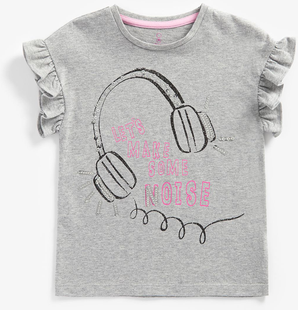 

Футболка Изделие бельевое детское Mothercare T-Shirt MC-BA844, 110, Серый, MC-BA844