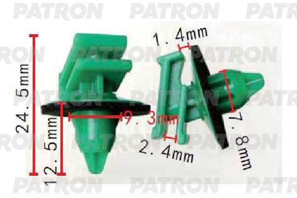 

Клипса Автомобильная PATRON P371681