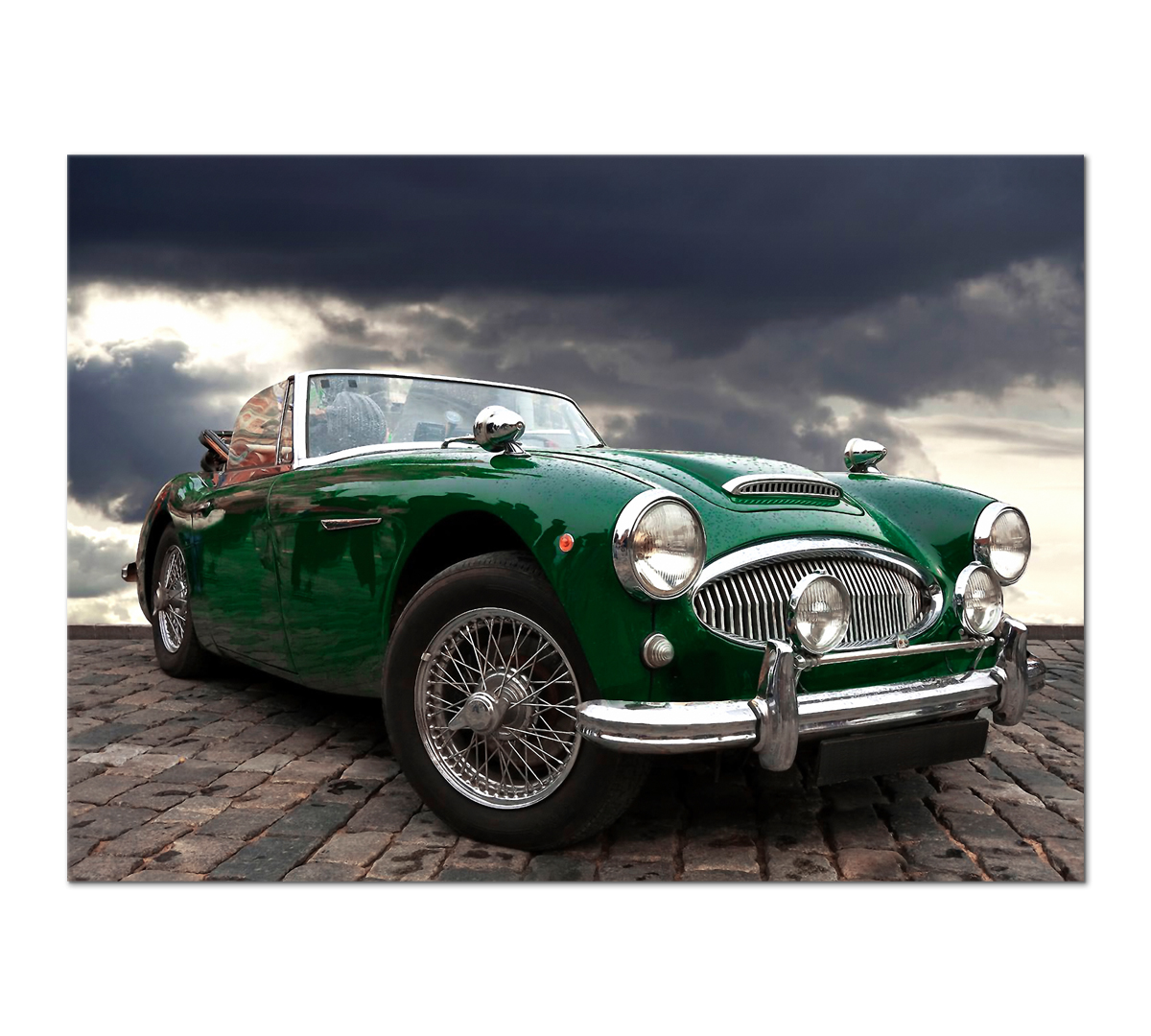 

Картина интерьерная на холсте Poly Print Art Austin-Healey 3000 40х60 см.