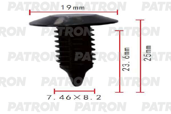 

Клипса Автомобильная PATRON P371781