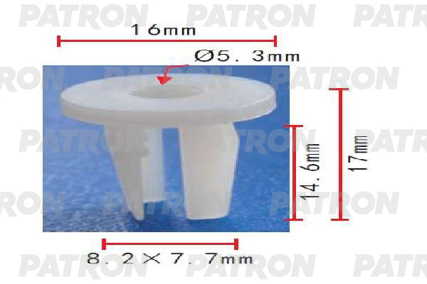 

Клипса Автомобильная PATRON P371807