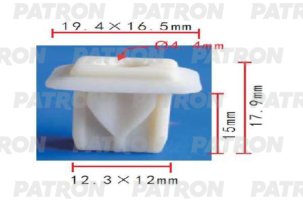 

Клипса Автомобильная PATRON P371811