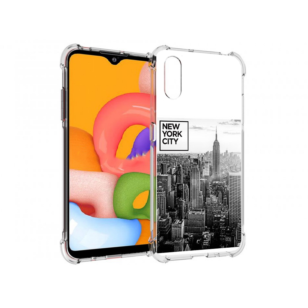 

Чехол MyPads Tocco для Samsung Galaxy A01 черно белый ньюерк (PT144711.509.686), Прозрачный, Tocco