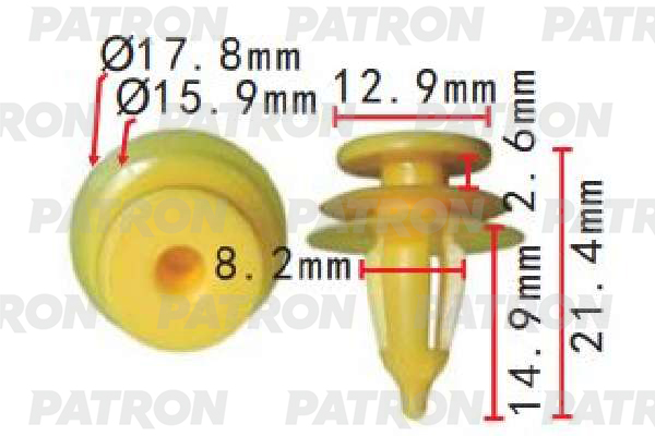 

Клипса Автомобильная PATRON P371998