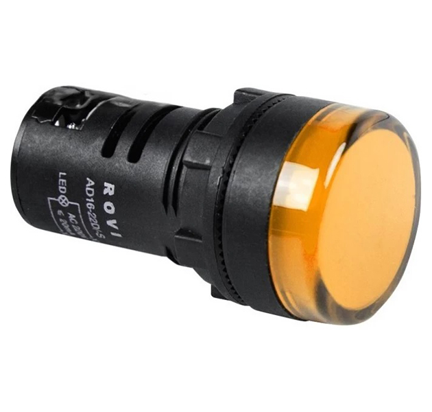 

Индикатор O30 220V желтый Led Rexant