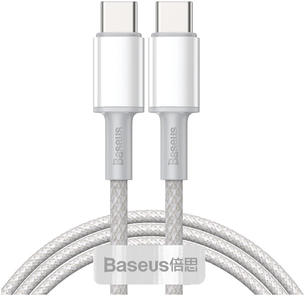 Кабель Baseus High Density Braided Fast Charging Cable USB Type-C - USB Type-C 5 A 1 м