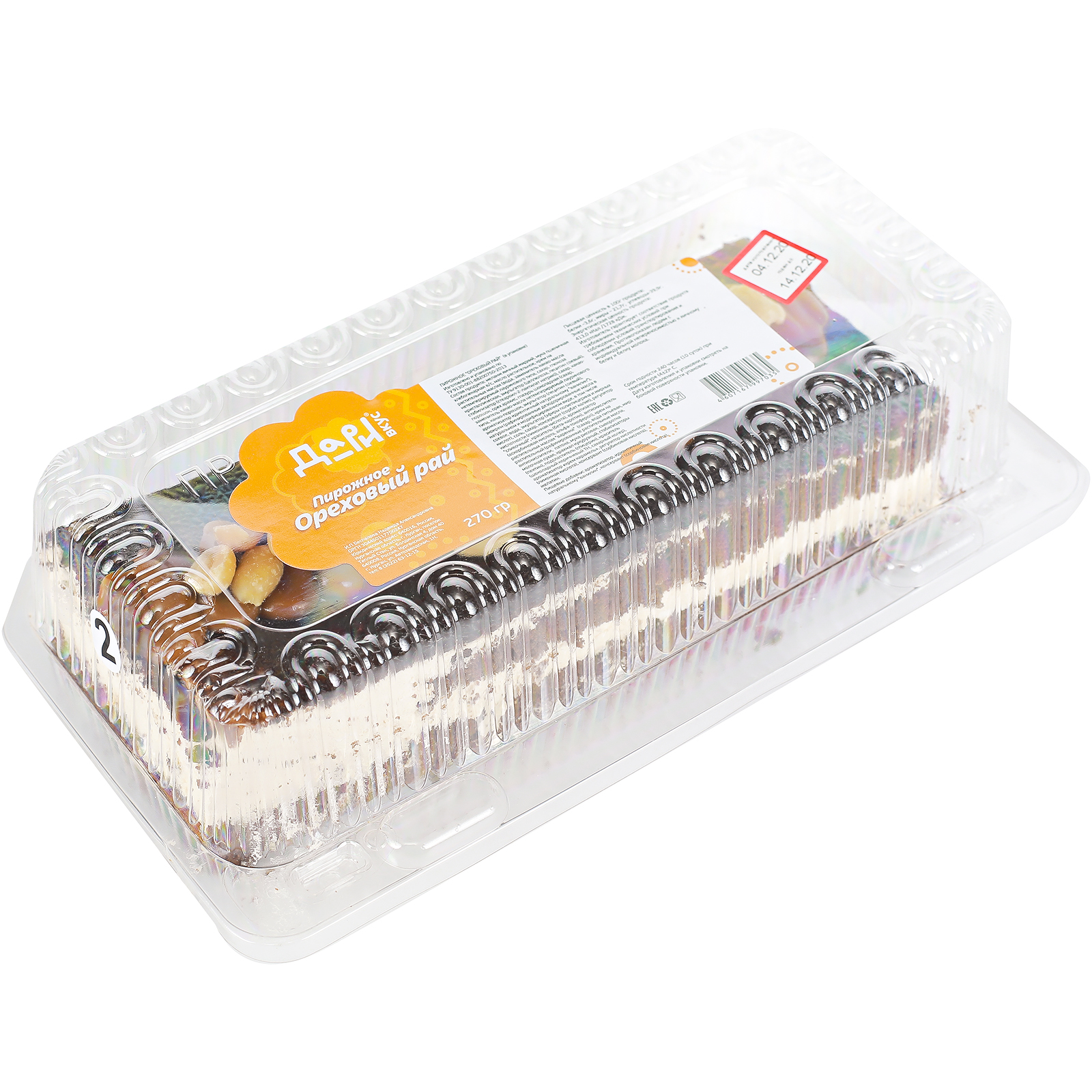 

Пирожное Дари Вкус Ореховое 270 г