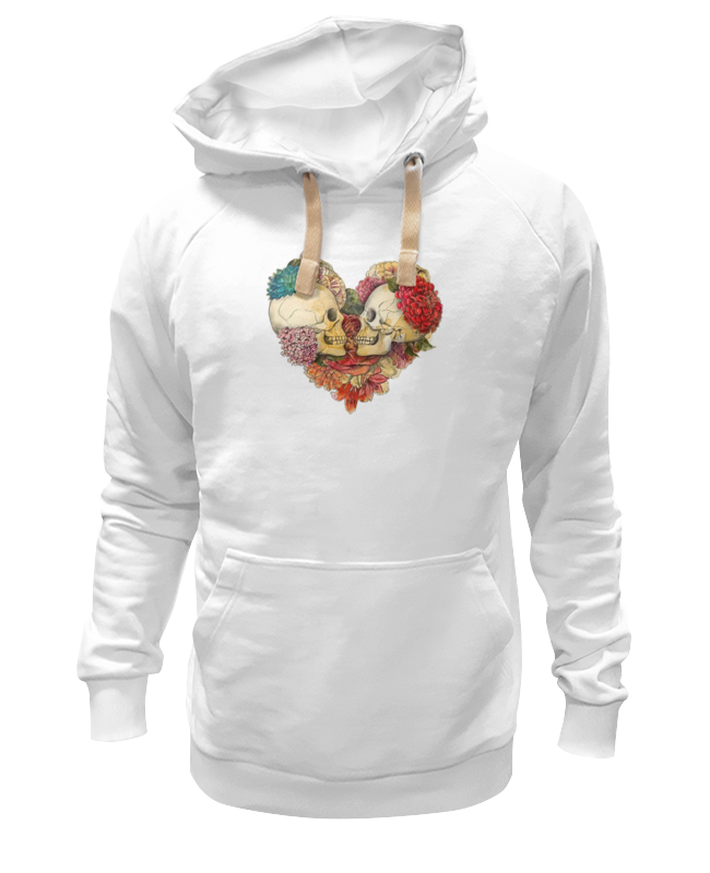 

Толстовка унисекс Printio Skull art белая XS, Белый, Skull art