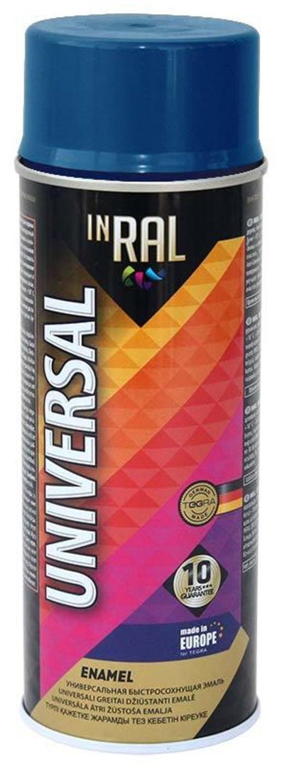 фото Эмаль аэрозольная inral universal, светло-голубая ral5012, 400ml point