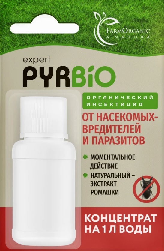 

Инсектицид от насекомых-вредителей и паразитов PYRBIO Expert 5 мл