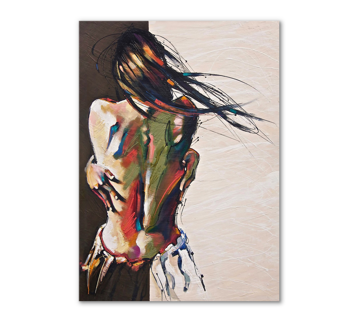 

Картина интерьерная на холсте Poly Print Art Одиночество 50х70 см.
