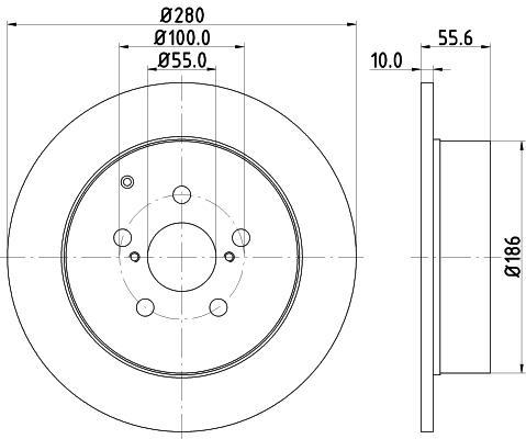 

Тормозной диск NISSHINBO nd1084k, Ок