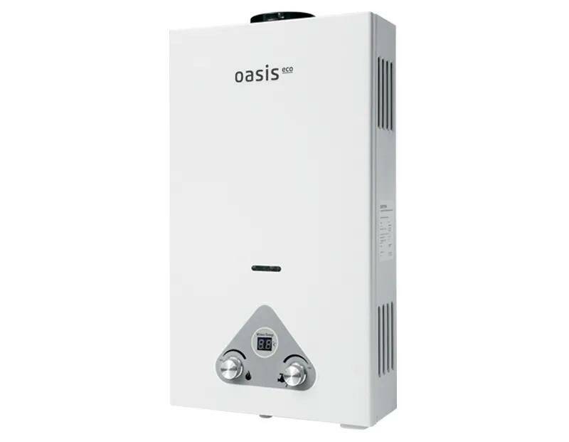 фото Газовая колонка oasis eco w 20 квт белая