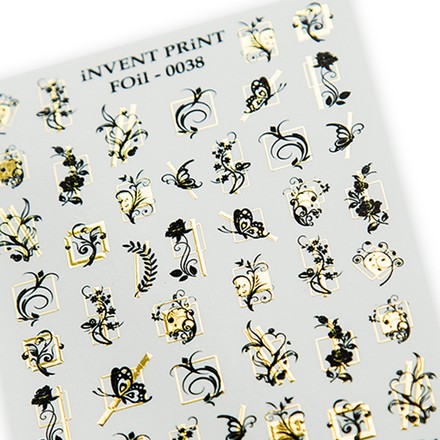 

Набор, iNVENT PRiNT, Фольгированный слайдер №FOiL-038, 3 шт.