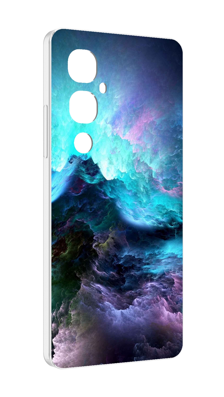 

Чехол MyPads Волна для Tecno Pova 4 Pro, Прозрачный, Tocco