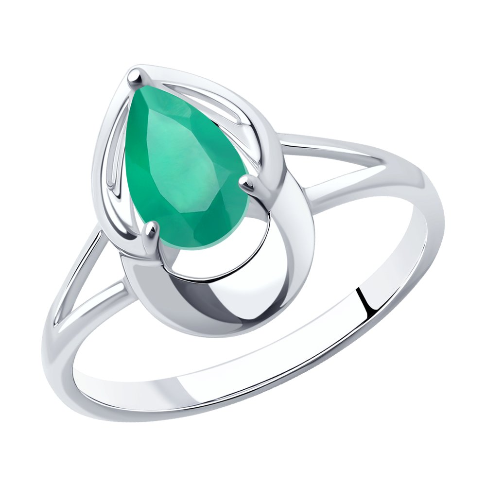

Кольцо из серебра р.  Diamant 94-310-00981-2, агат, 94-310-00981-2