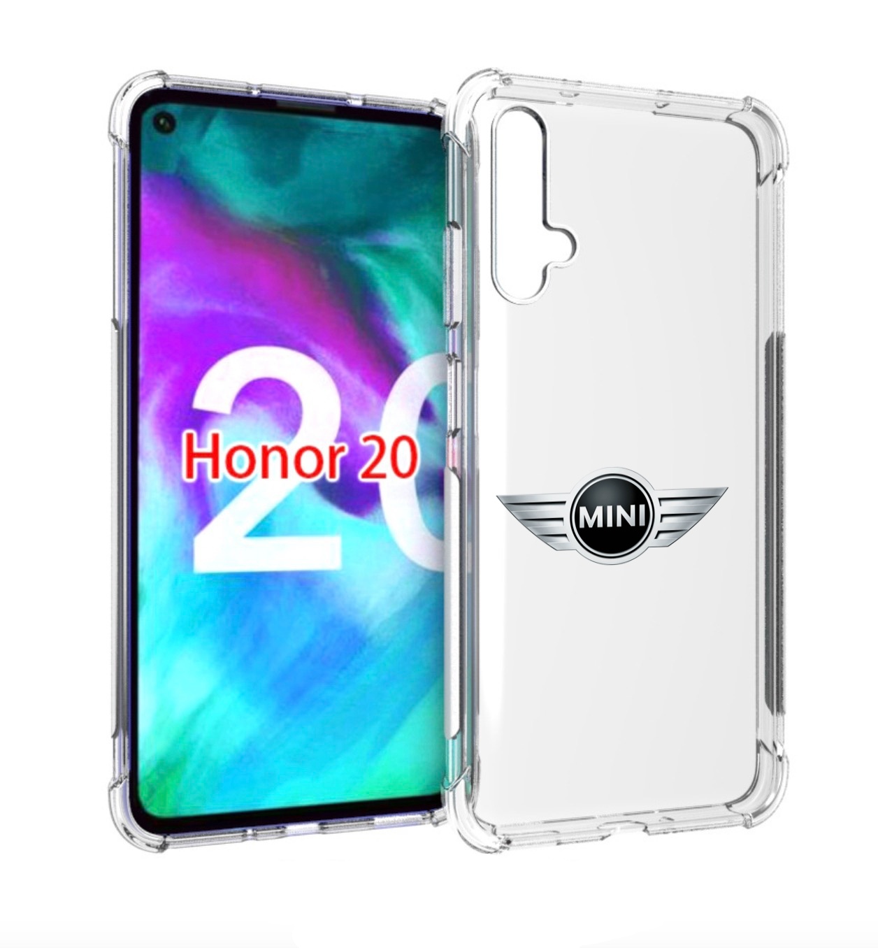 

Чехол бампер MyPads мини-mini-5 для Honor 20, Прозрачный, Tocco
