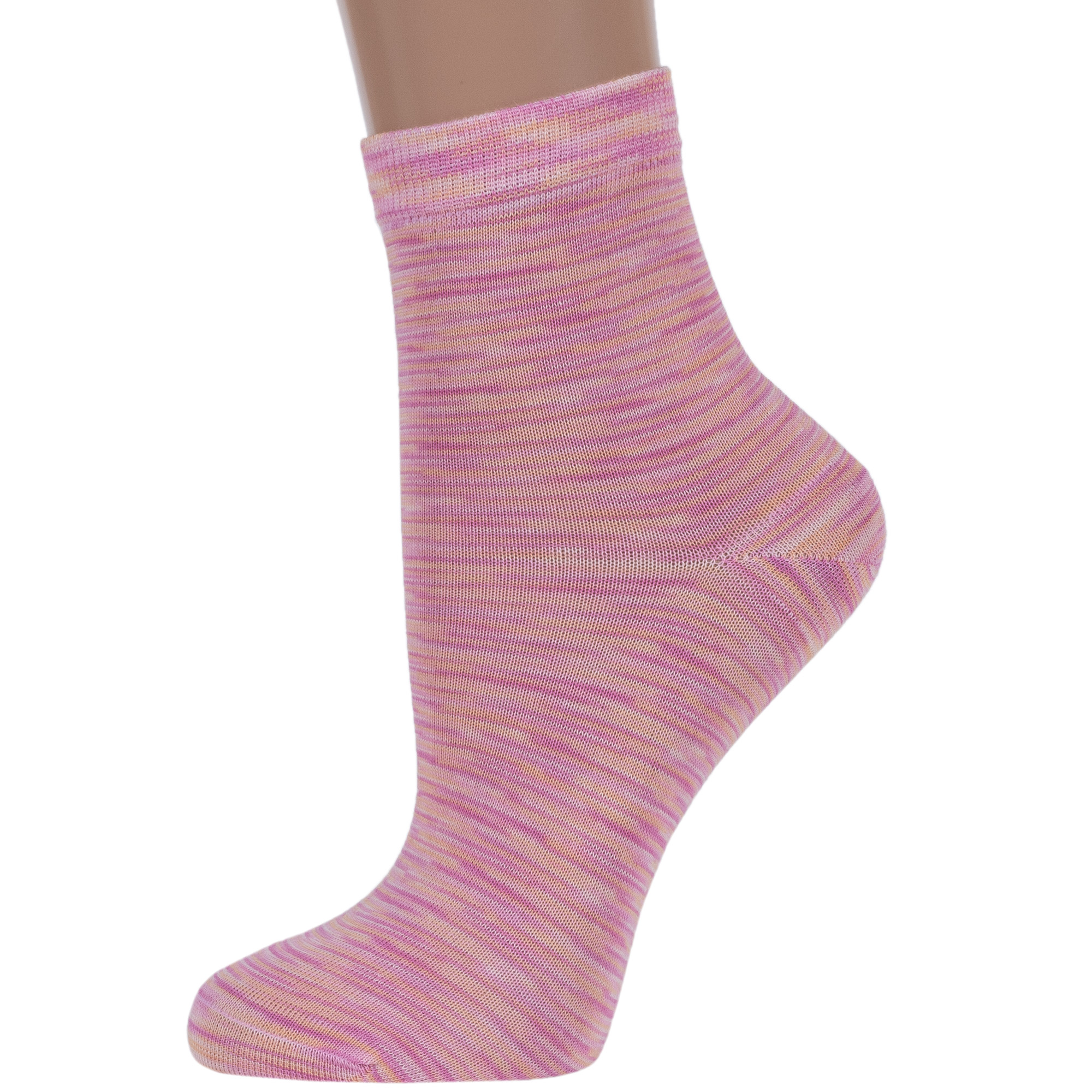 

Носки женские LorenzLine Д11 розовые 23, Д11