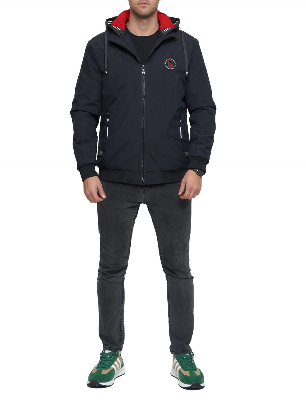 

Спортивная куртка мужская NoBrand AD3367 синяя 56 RU, Синий, AD3367