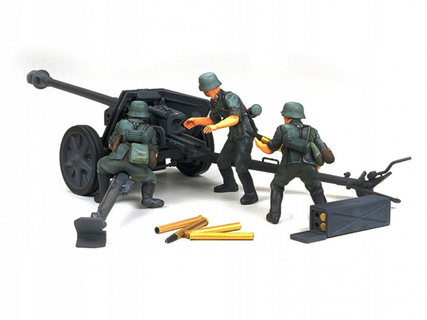 

Сборная модель Tamiya 1/35 Нем. 75-мм противотанковая пушка Pak40/l46 с расчетом