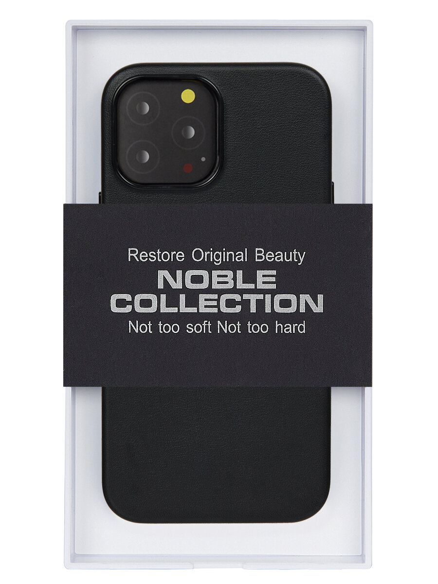 

Чехол для iPhone 12 Pro Noble Collection - Чёрный, Черный, Apple iPhone 12 Pro