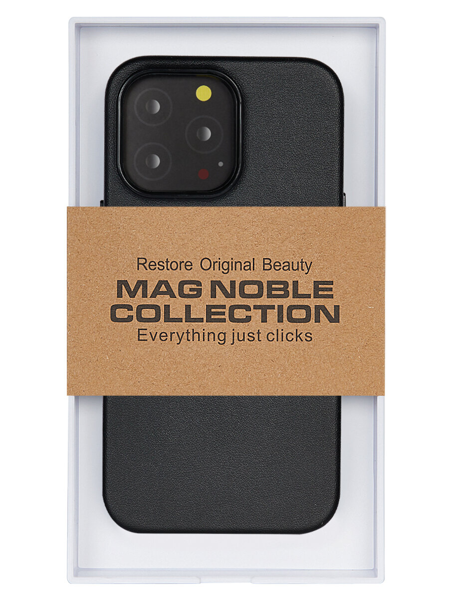 Чехол с MagSafe для iPhone 14 Plus Mag Noble Collection - Чёрный