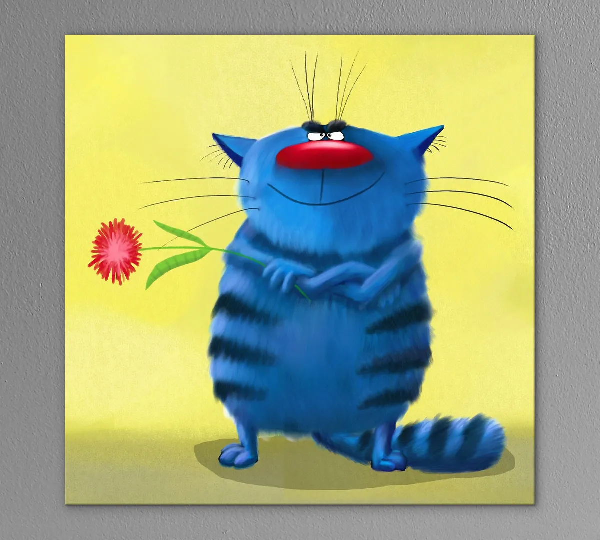 

Картина интерьерная на холсте Poly Print Art С днем рожденья 2 40х40 см.