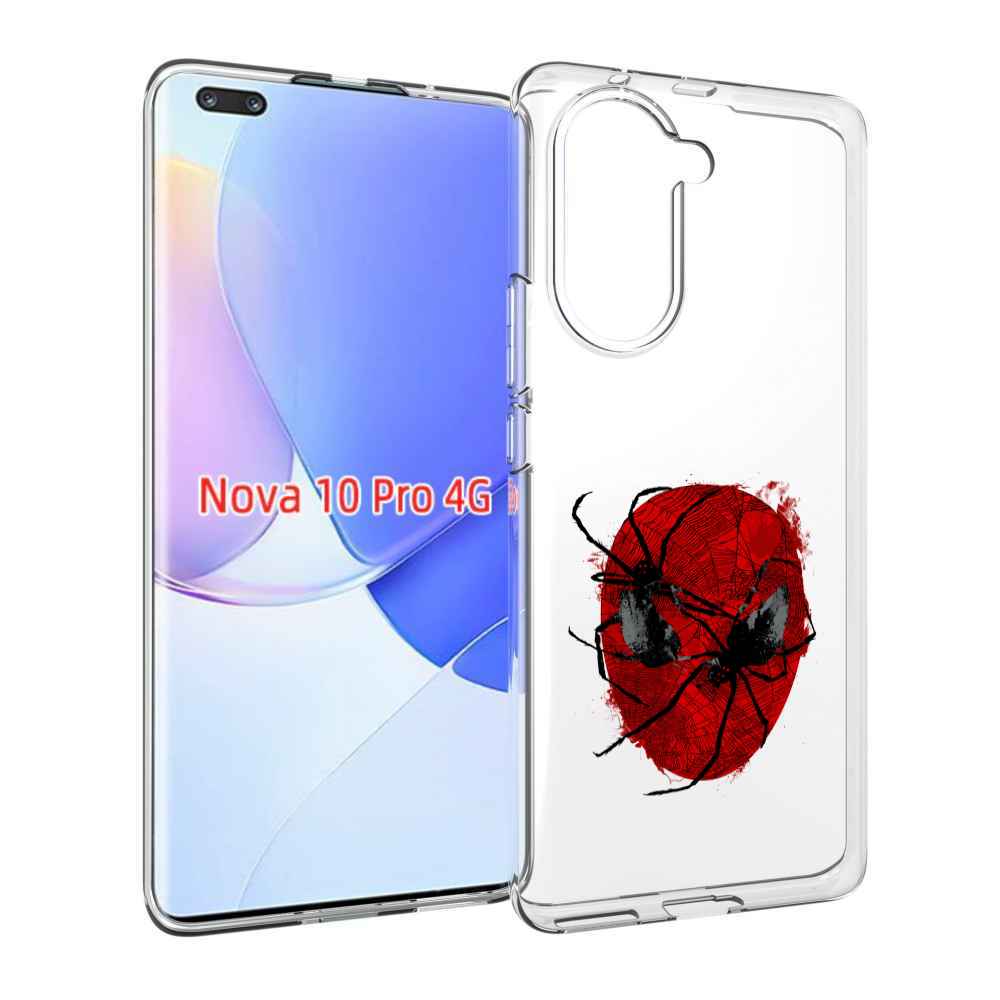 Чехол MyPads человек паук для Huawei Nova 10 Pro противоударный